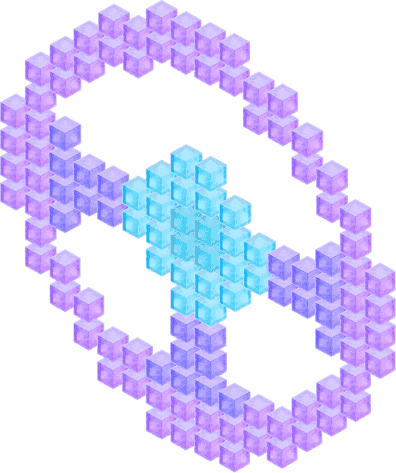 Cube formation of two car steering wheels