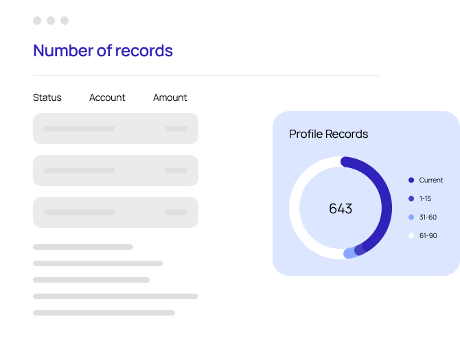 Simplified UI to show number of records in LoanPro software