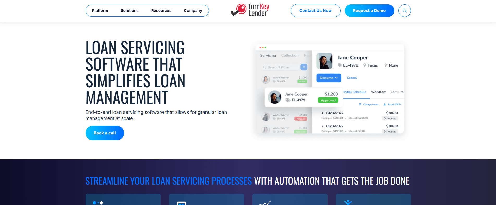 TurnKey Lender end-to-end lending and loan servicing platform