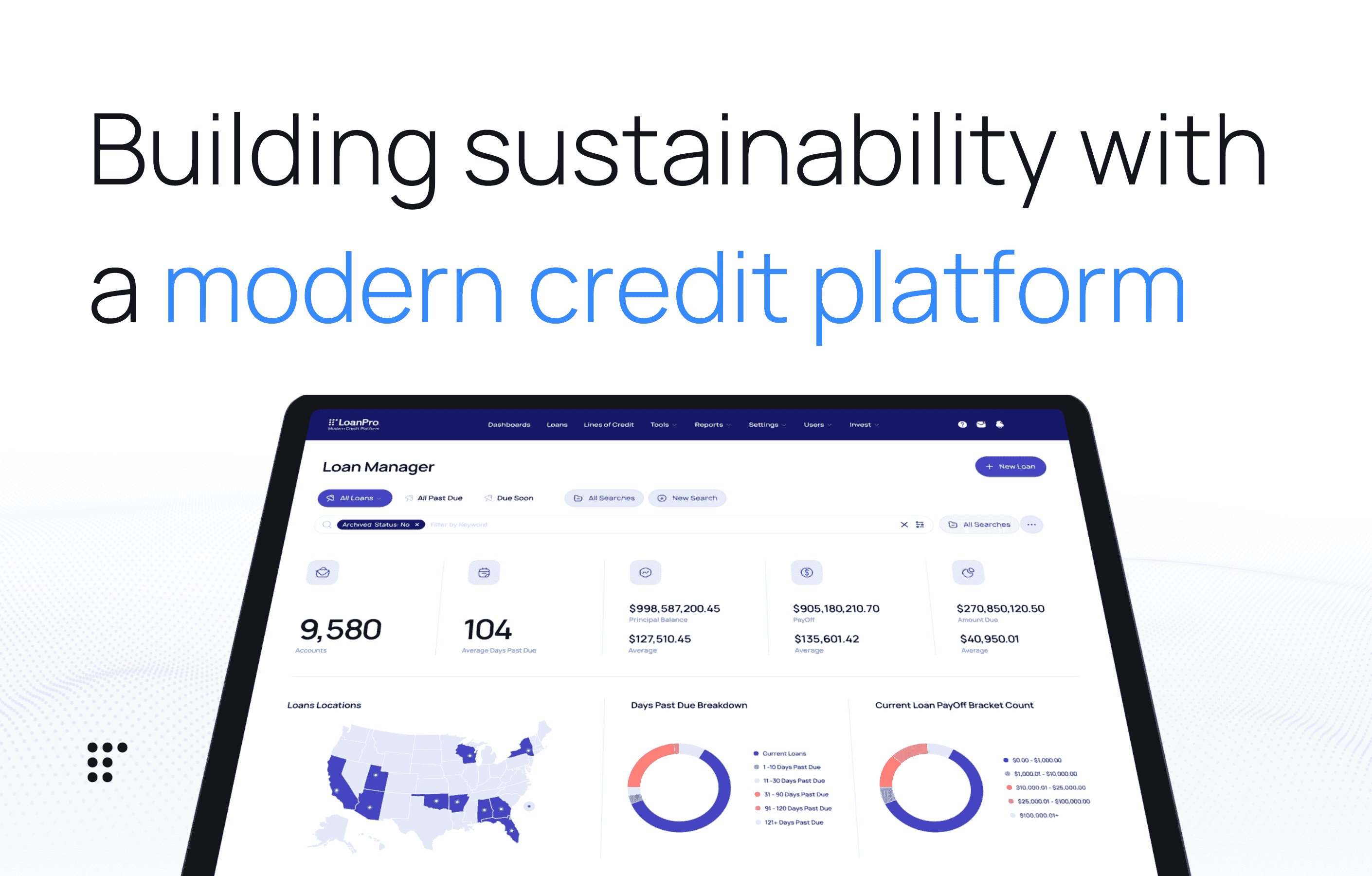 Building sustainably with a modern credit platform