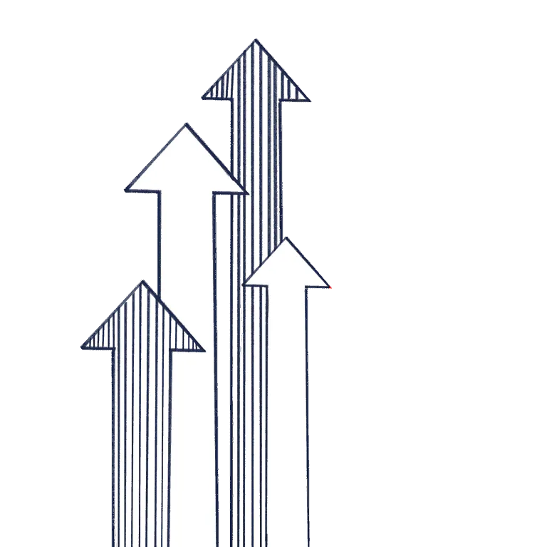Image of arrows pointing up