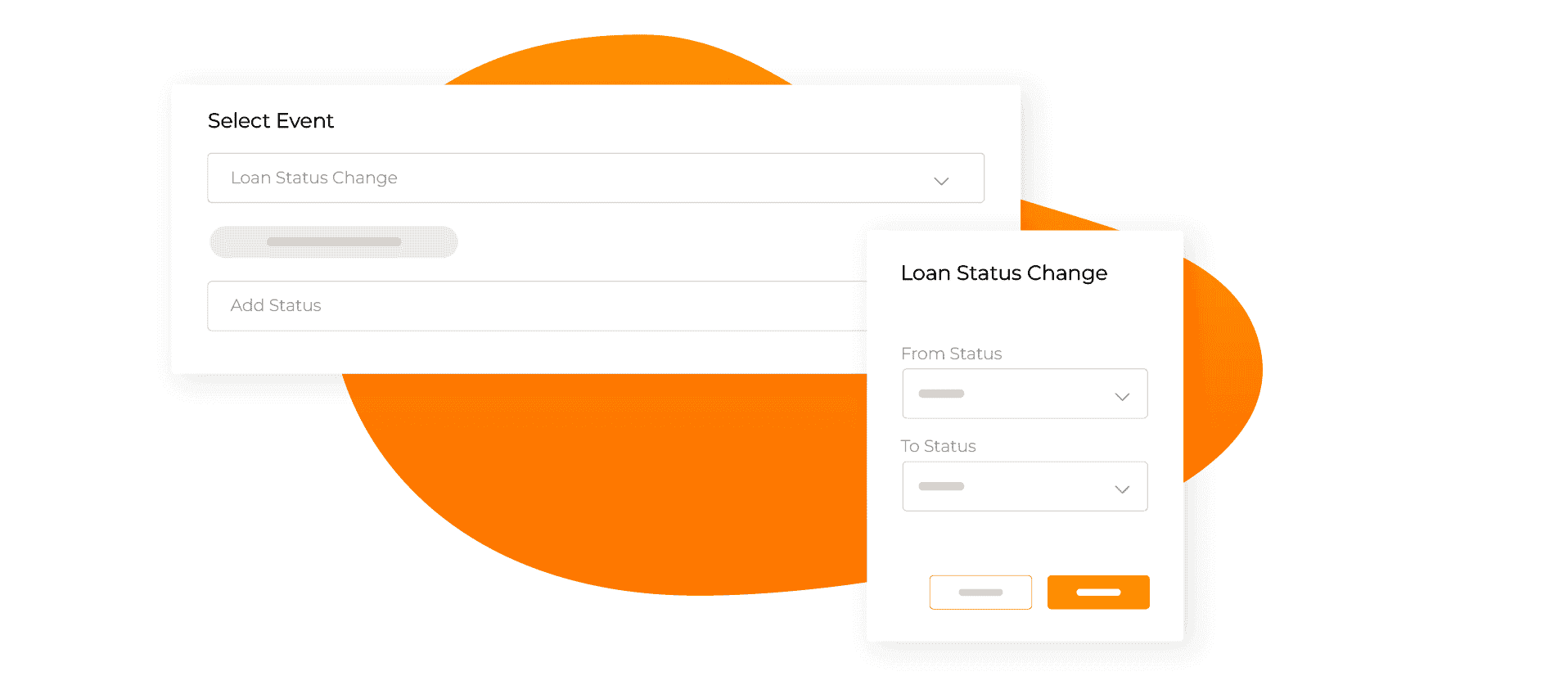 Screenshot of LoanPro’s event notification creation. Screenshot of LoanPro’s event notification creation.