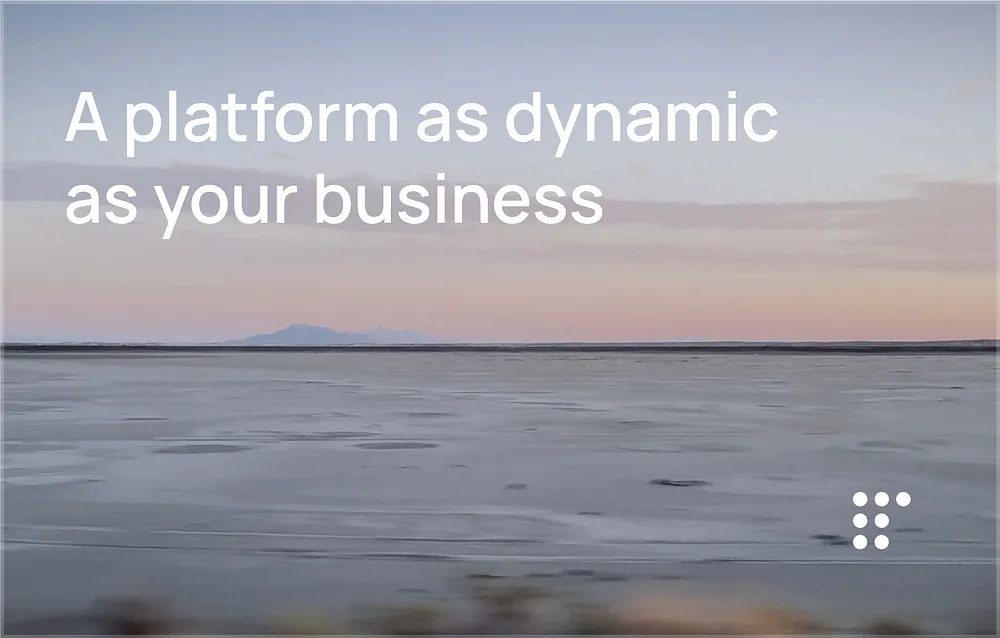 A platform as dynamic as your business