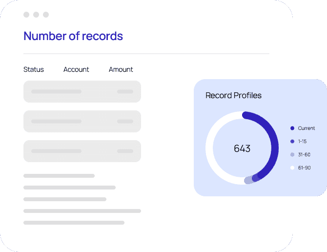 Simplified UI to show the Number of Records in the LoanPro software