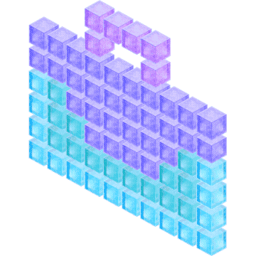 cubes that make up a breifcase