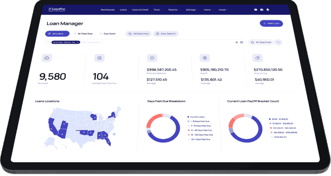 rendering of loanpro's modern lending core