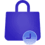 icon of shopping bag of purchases made through buy now pay later