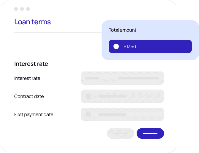 lending interface showing neobank growth through new products