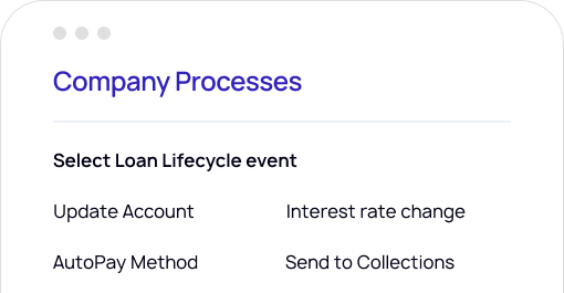 Lending interface showing purchase details
